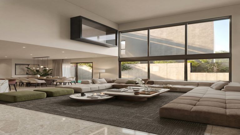 Anagram Homes Tan Boon Chong Avenue – Plot B (1A): double-volume living room